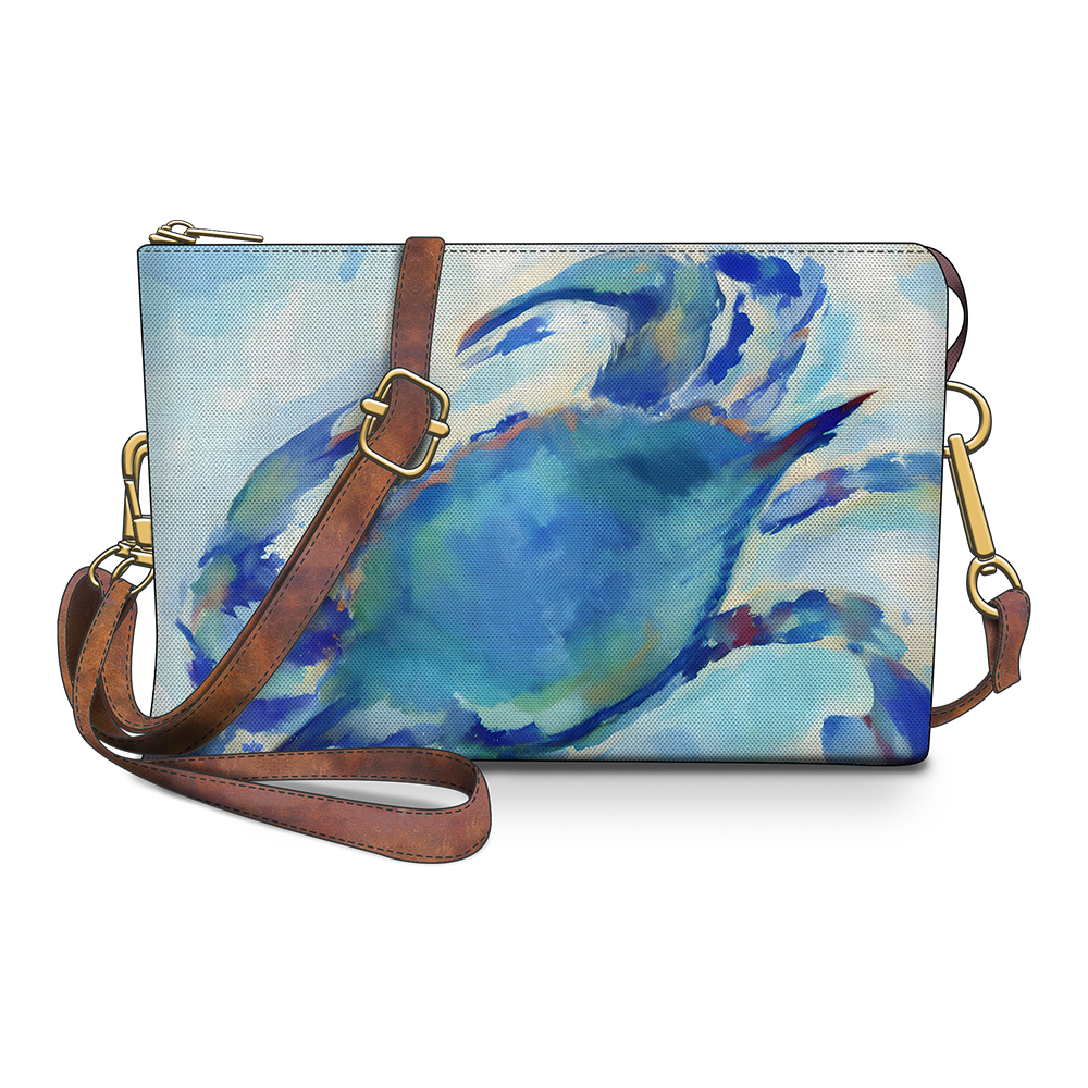 BLUE CRAB CROSSBODY BAG