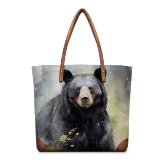 WILDLIFE BLACK BEAR TOTE