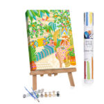 Adults Paint-by-Numbers in Tube - Chill Sunday in the garden, Yael Hofri