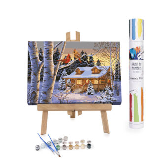 Adults Paint-by-Numbers in Tube - Rustic Retreat