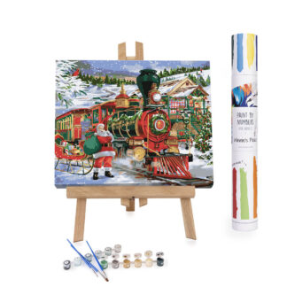 Adults Paint-by-Numbers in Tube - Santa Express