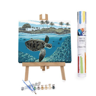 Adults Paint-by-Numbers in Tube - Sea Turtle