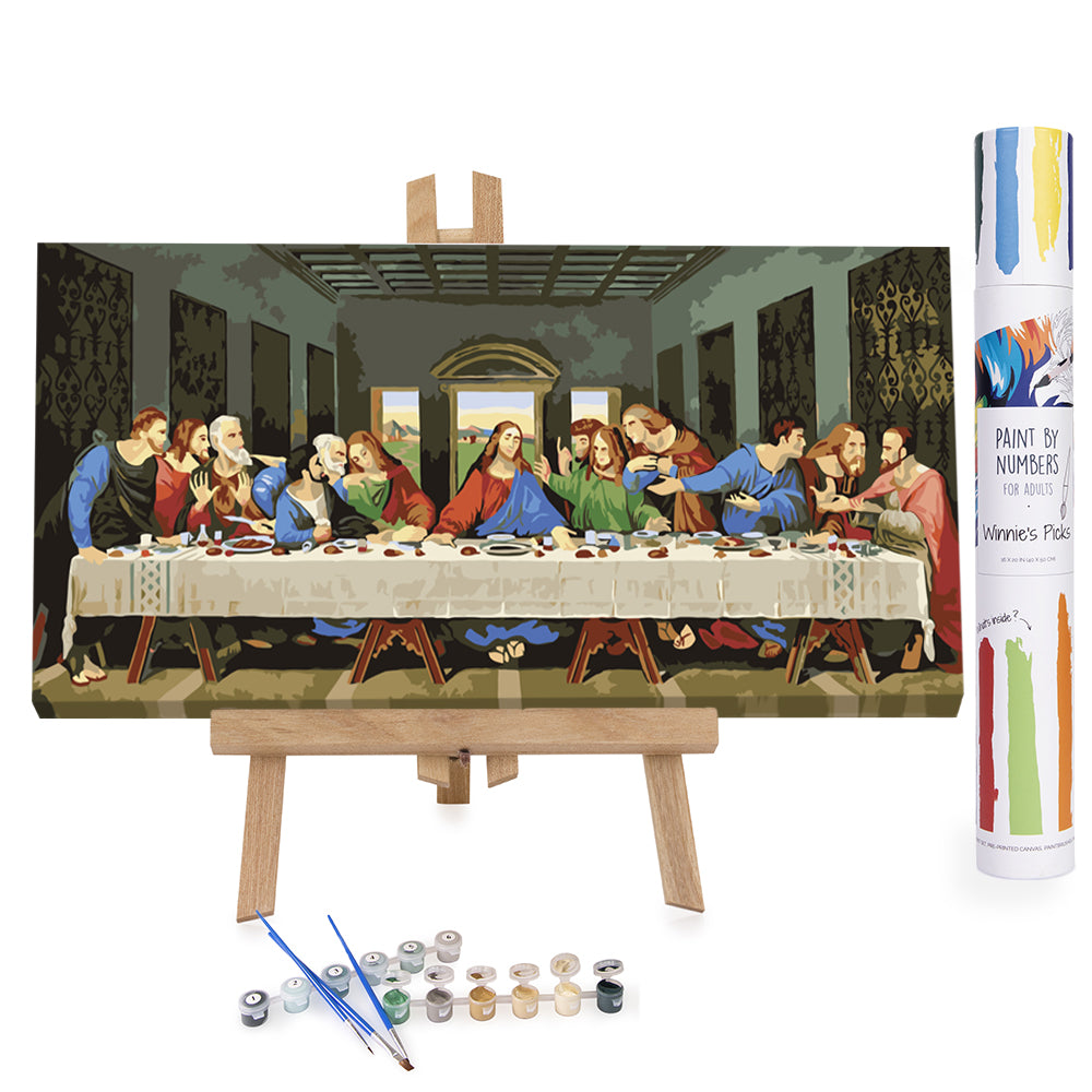 Adults Paint-by-Numbers in Tube - The Last Supper, Leonardo da Vinci