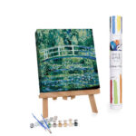 Adults Paint-by-Numbers in Tube - Waterlilies And Japanese Bridge, Claude Monet