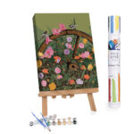 Adults Paint-by-Numbers in Tube - Vintage Garden