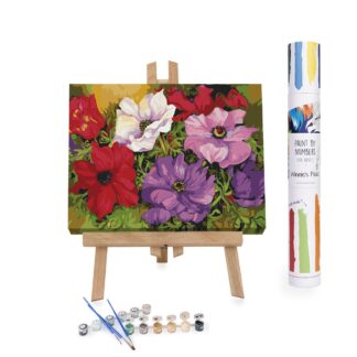 Adults Paint-by-Numbers in Tube - Anemones