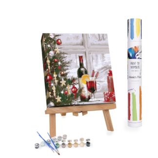 Adults Paint-by-Numbers in Tube - Mulled Wine at Christmas