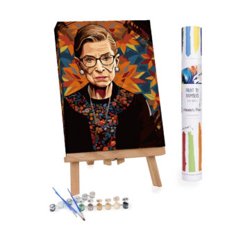 Adults Paint-by-Numbers in Tube - Justice in Every Brush - Ruth Bader