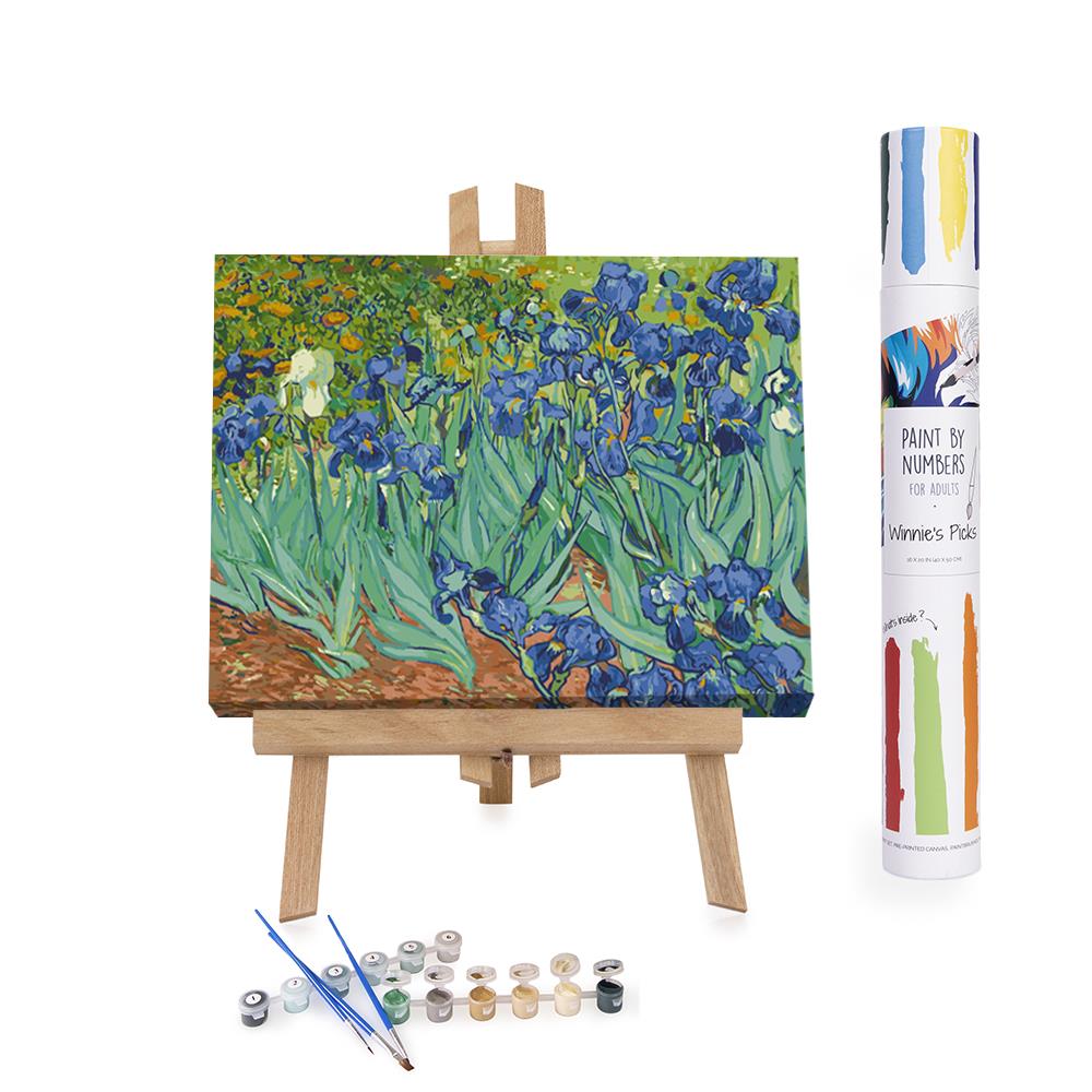 Adults Paint-by-Numbers in Tube - Irises, Vincent van Gogh