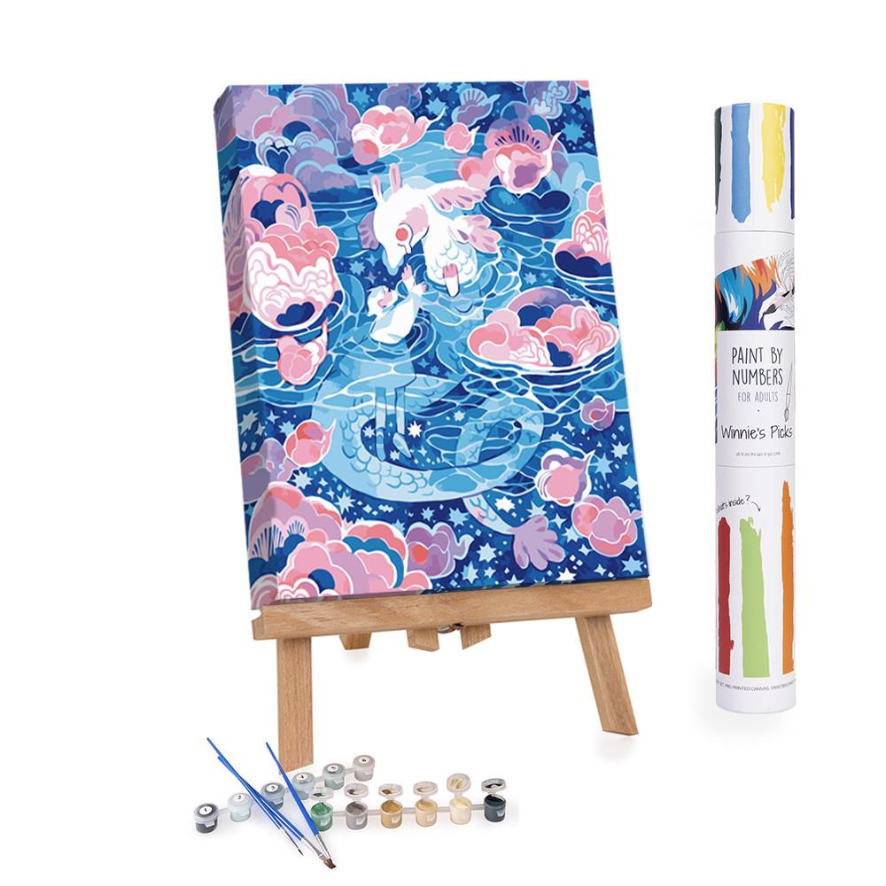 Adults Paint-by-Numbers in Tube – Water World