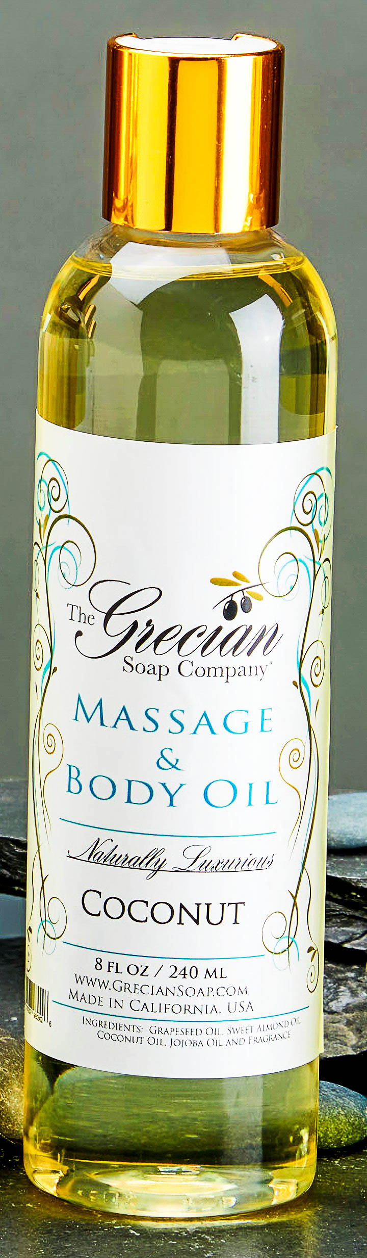 8oz. Massage & Body Oil -Coconut