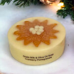 Poinsettia Soap - White - Cranberry Pomegranate