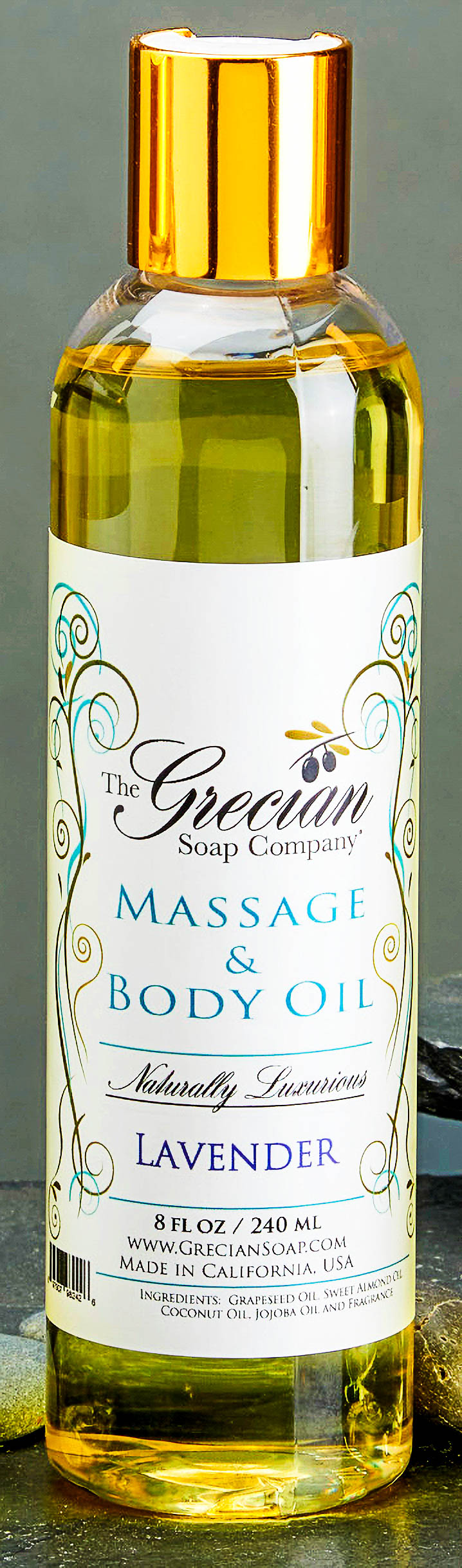 8oz. Massage & Body Oil – Lavender