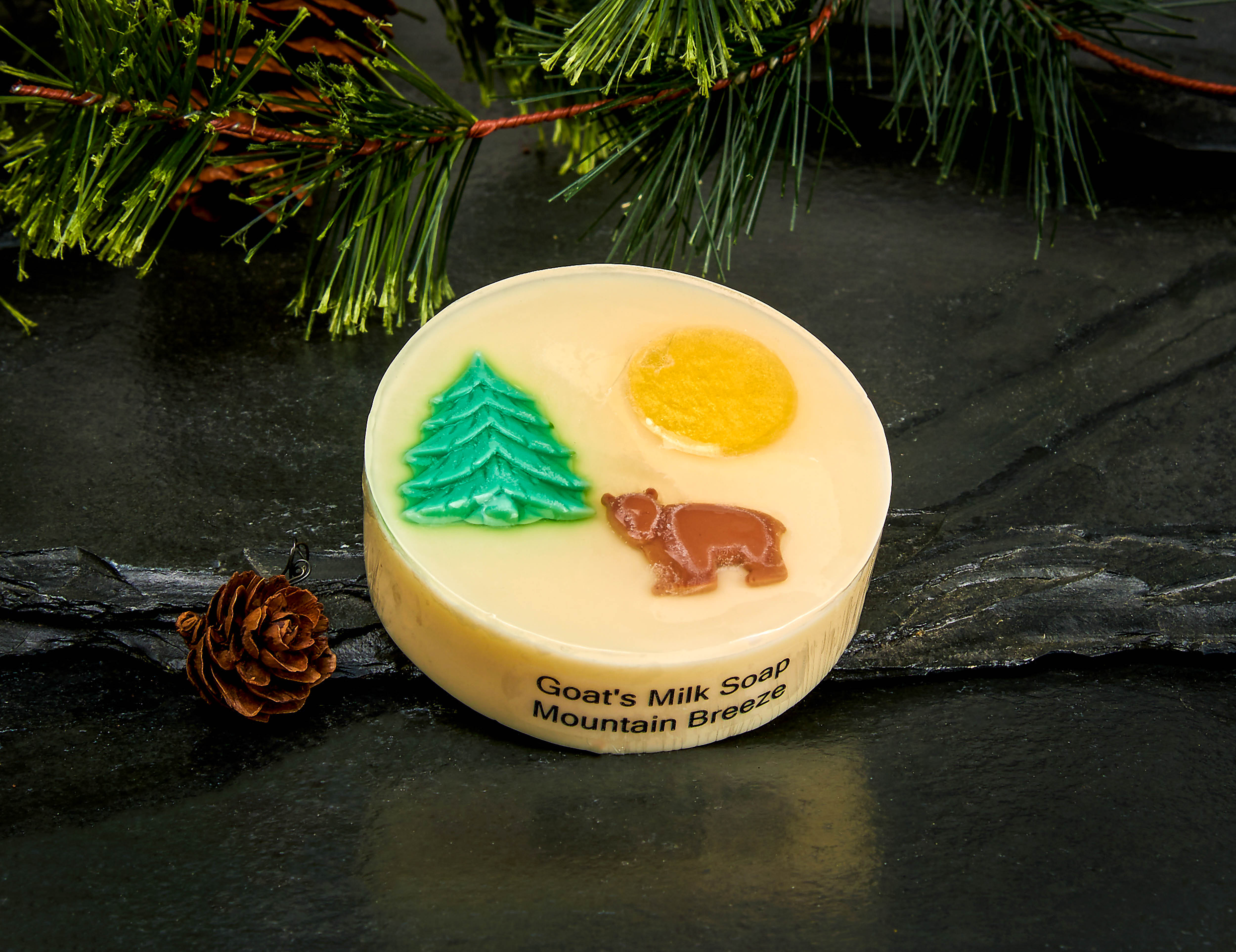 Bear, Tree and Moon Soap