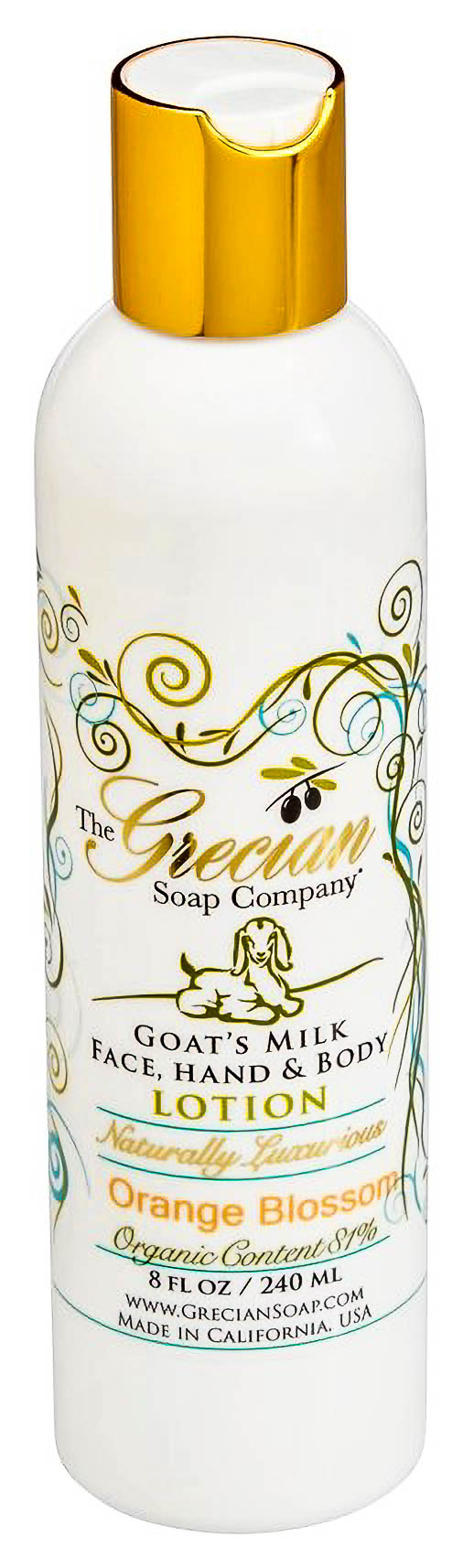 Organic Goat’s Milk Lotion – Orange Blossom