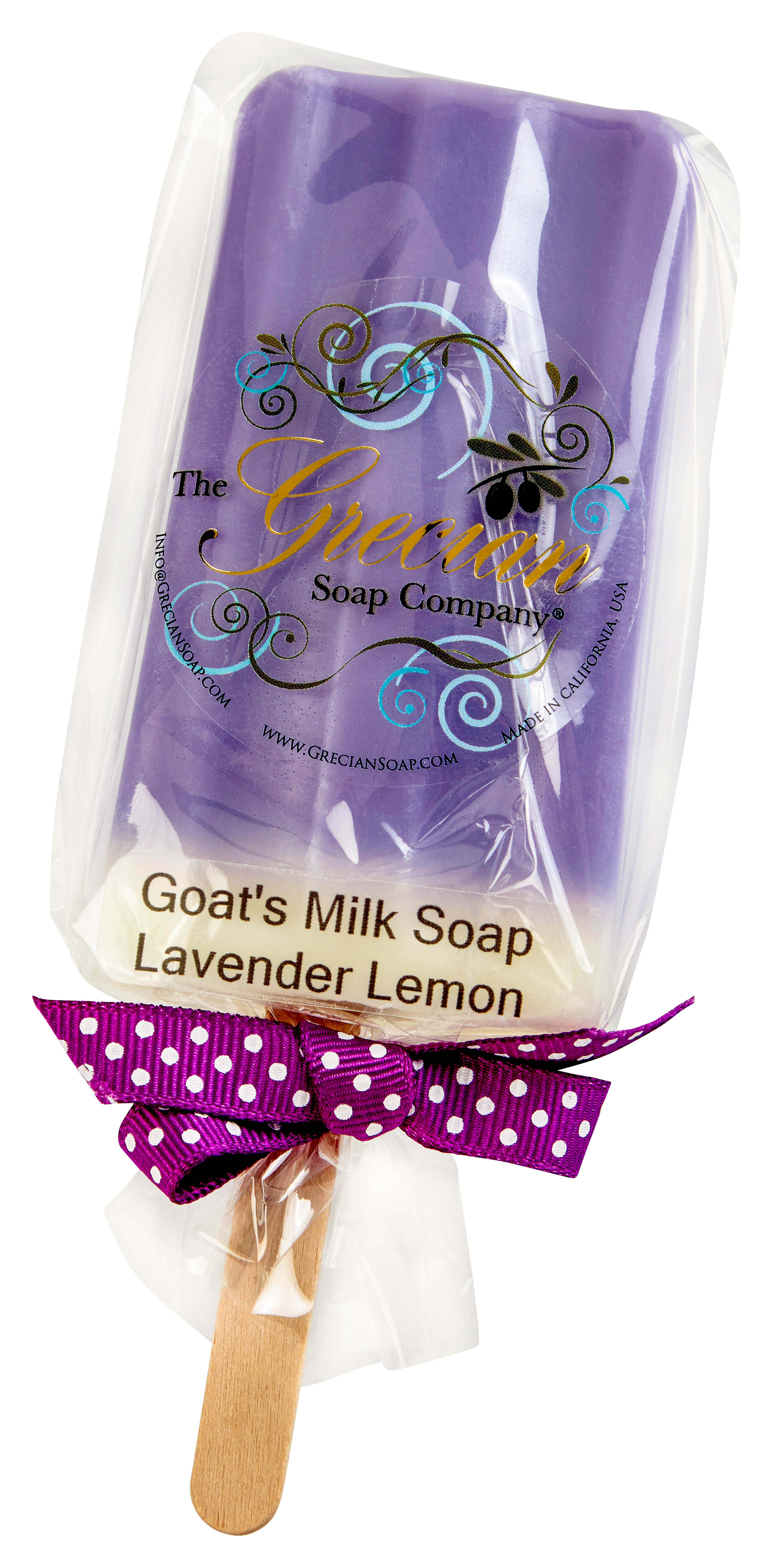 Goat's Milk Popsicle Soap - Lavender Lemon
