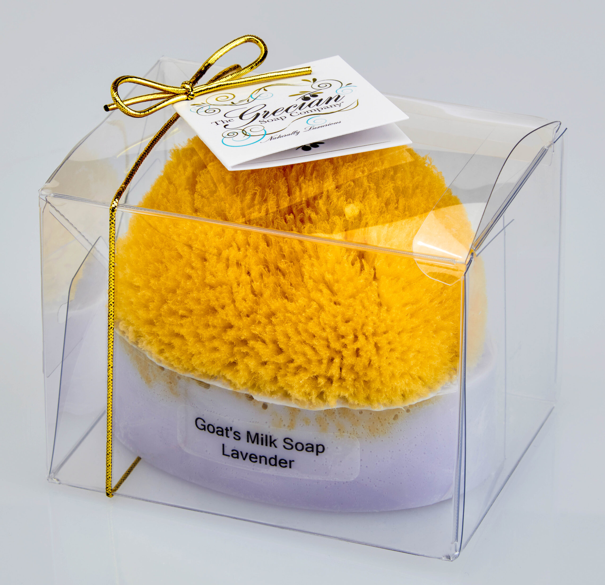 Goat's Milk Soap w/Sponge - Lavender