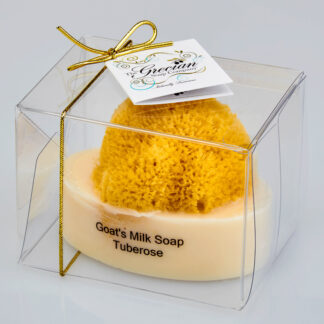 Goat's Milk Soap w/Sponge - Tuberose