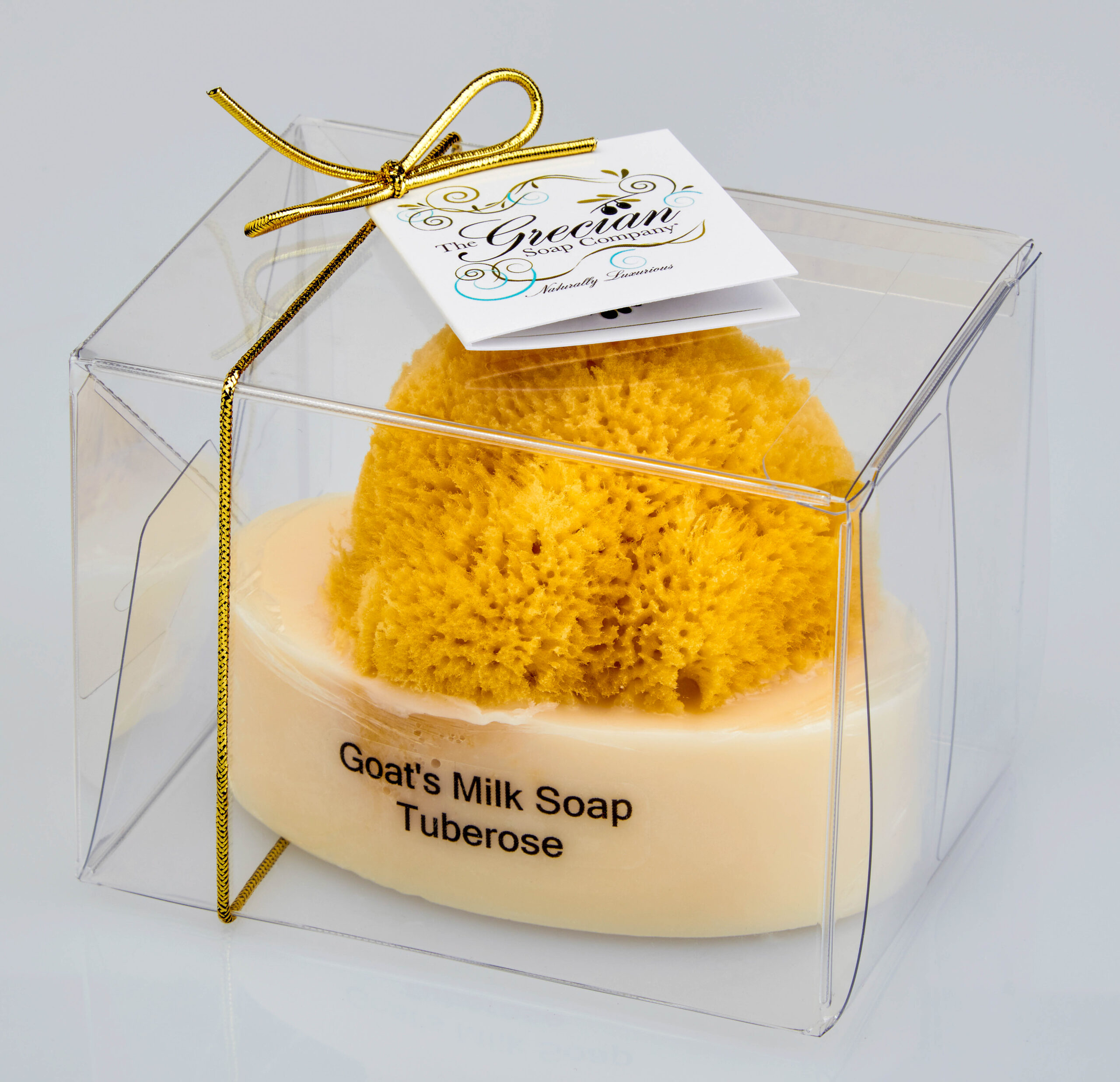 Goat's Milk Soap w/Sponge - Tuberose