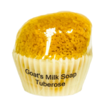 Goat's Milk Cupcake Soap w/Sponge - Tuberose