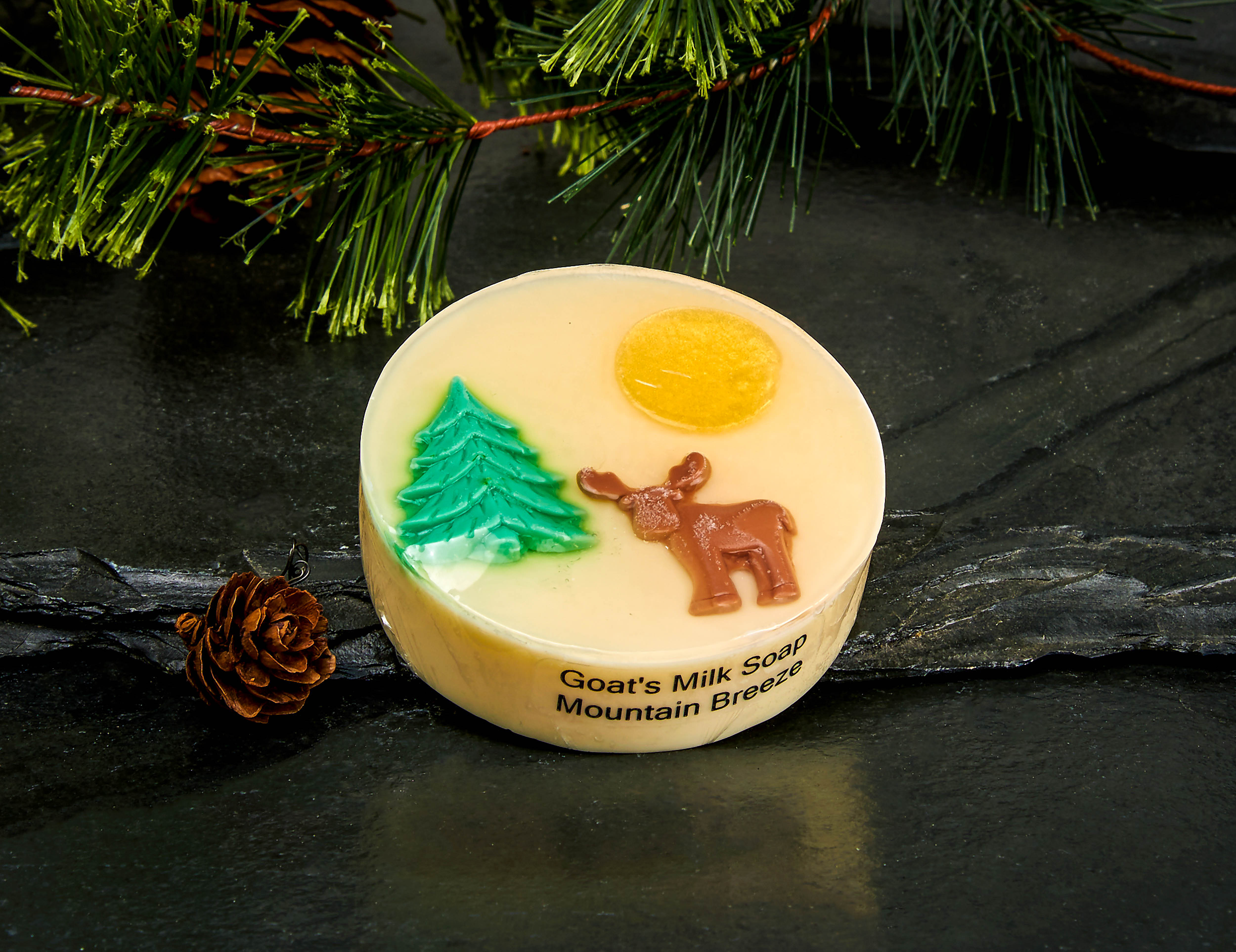 Moose, Tree & Moon Soap