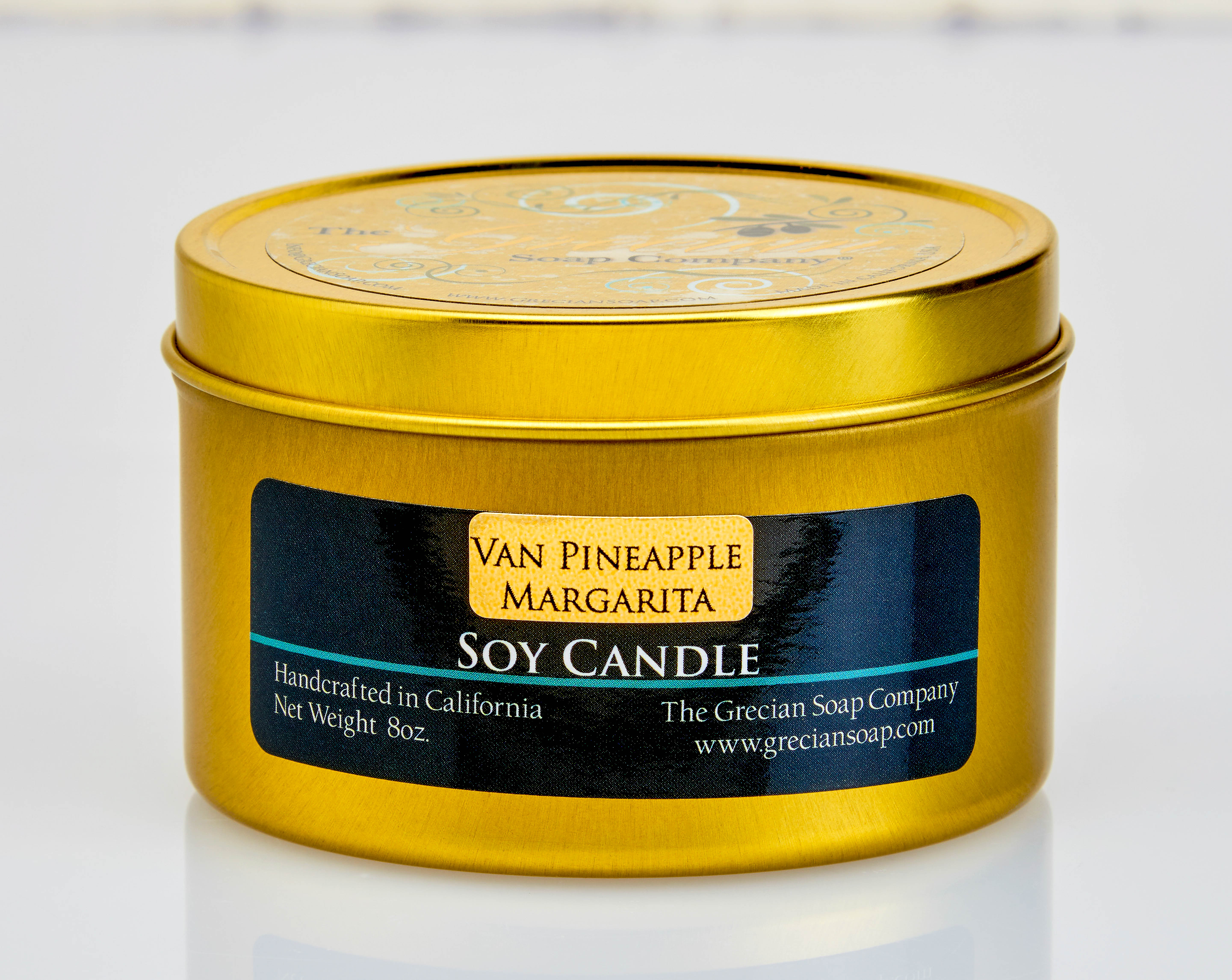 8oz. Soy Candle – Vanilla Pineapple Margarita