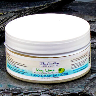 Blue Caribbean Sea Salt Scrub, 8 oz - Key Lime