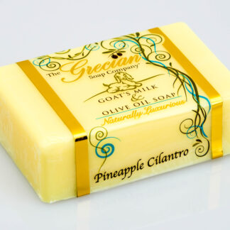 Goat's Milk & Olive Oil Soap Bar - Pineapple Cilantro