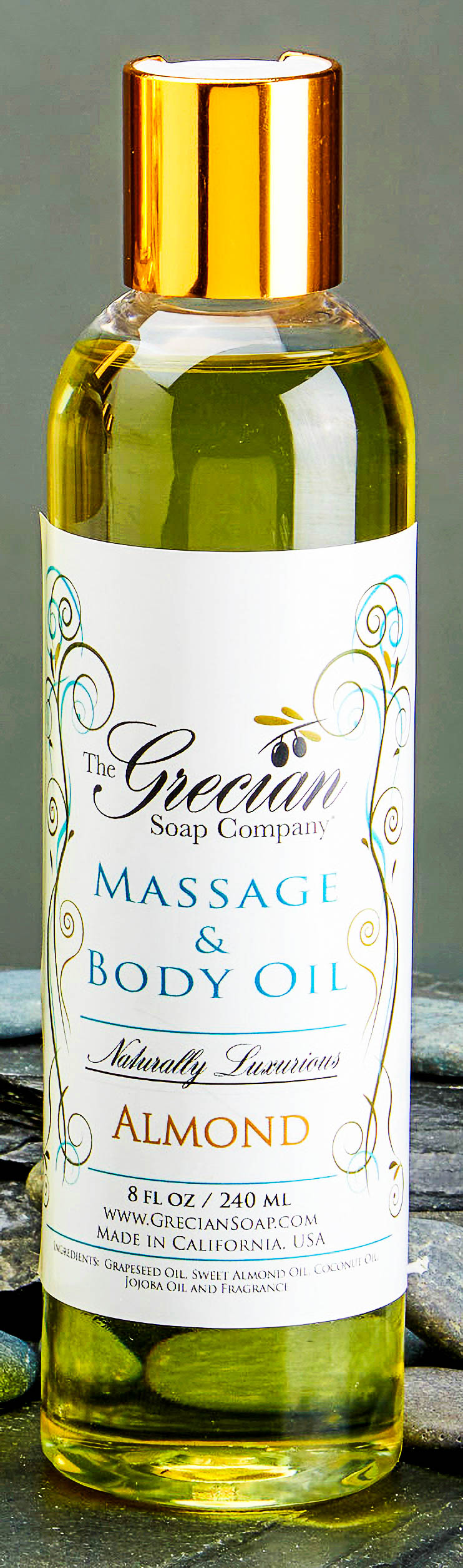 8oz. Massage & Body Oil – Almond