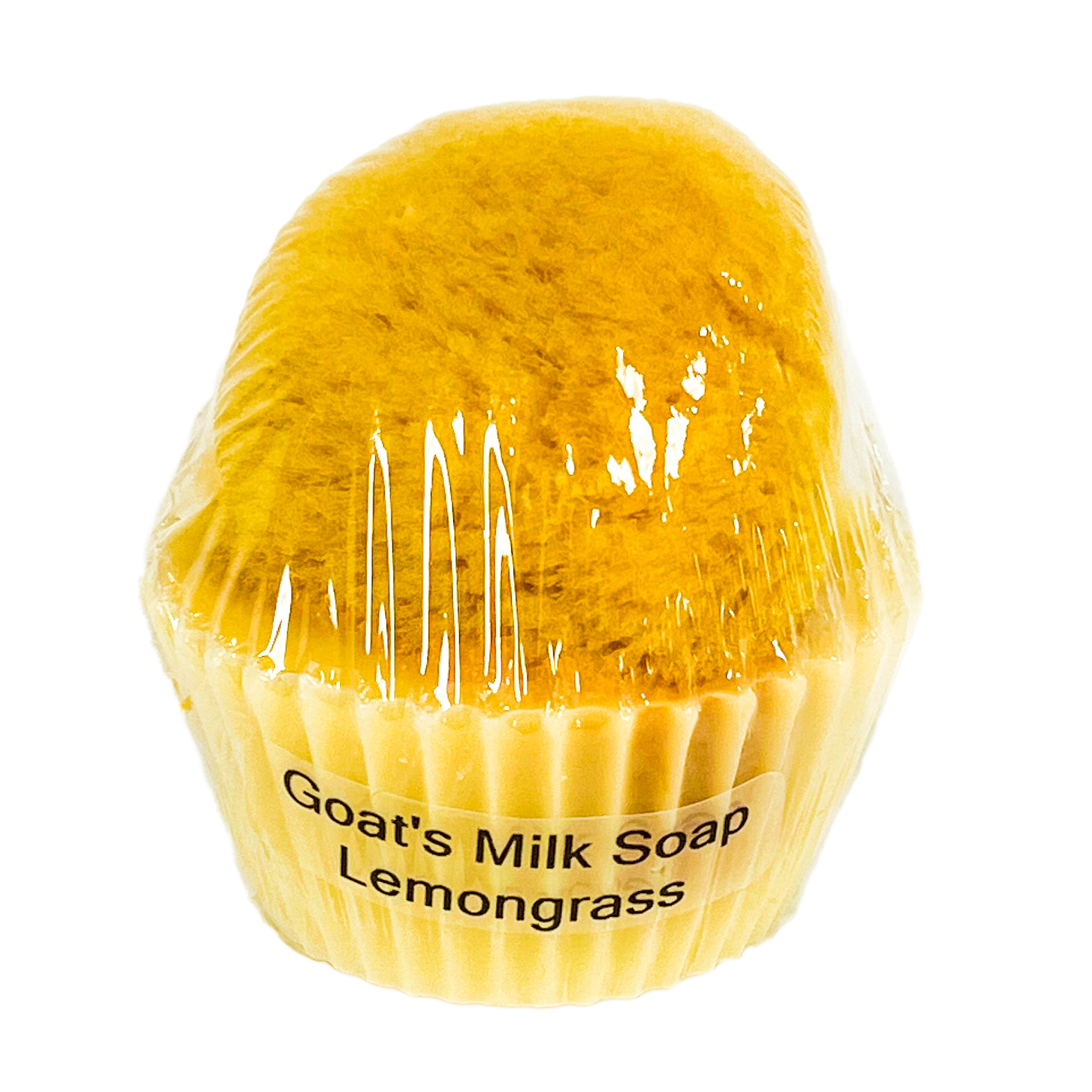 Goat's Milk Cupcake Soap w/Sponge - Lemongrass