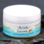 Blue Caribbean Sea Salt Scrub, 3 oz - Coconut