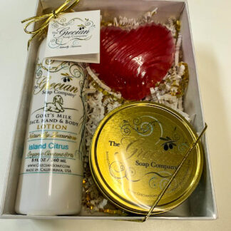 Lotion, Heart & Candle Gift Box - Vanilla