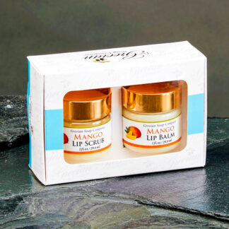 Lip Scrub and Lip Balm Boxed Set - Mango