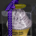 Swirl Top Cupcake Soap - Lavender Lemon