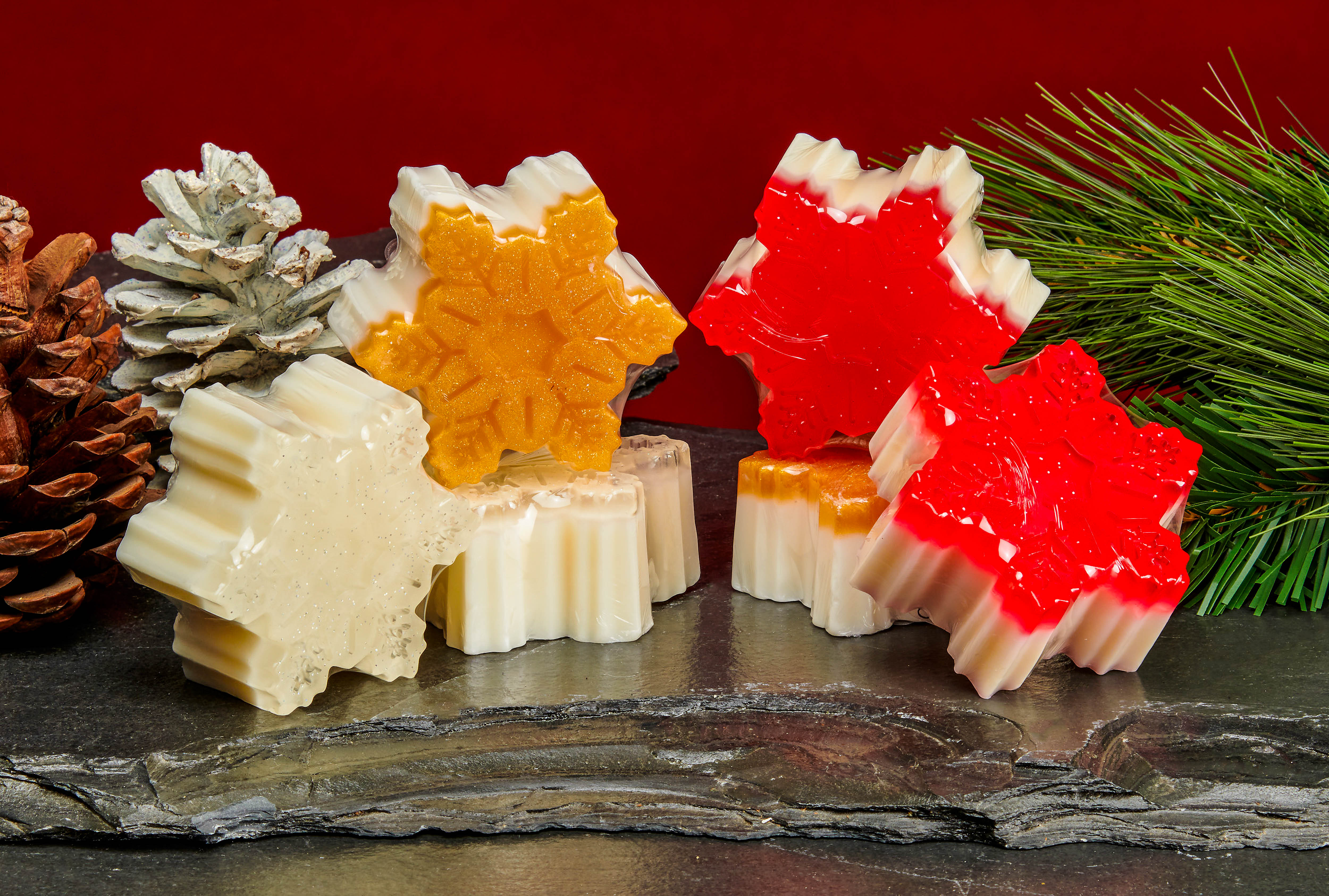 Snowflake Soap - Cranberry Pomegranate