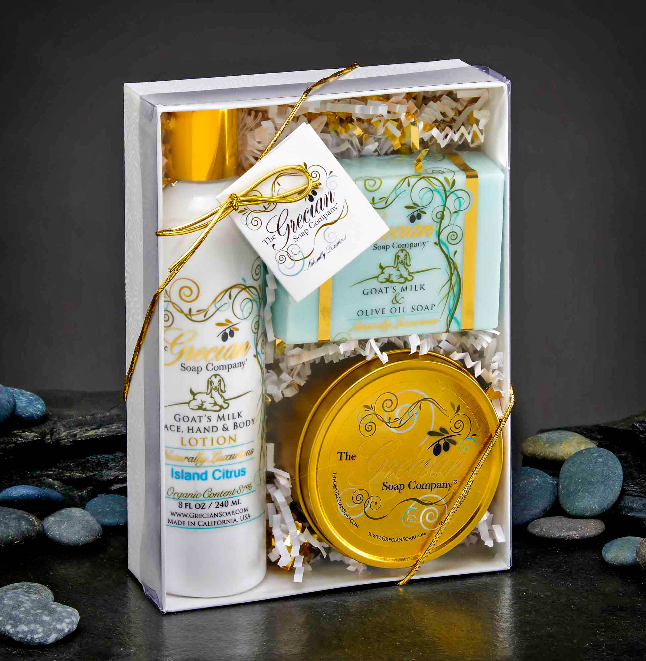 Lotion, Soap and Candle Gift Set – Island Citrus